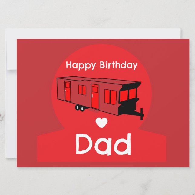 Hogar estático del parque de caravanas (Anverso)