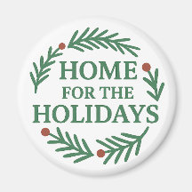 Hogar para el imán de Navidades de vacaciones