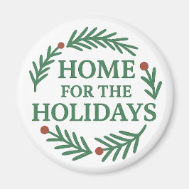 Hogar para el imán de Navidades de vacaciones