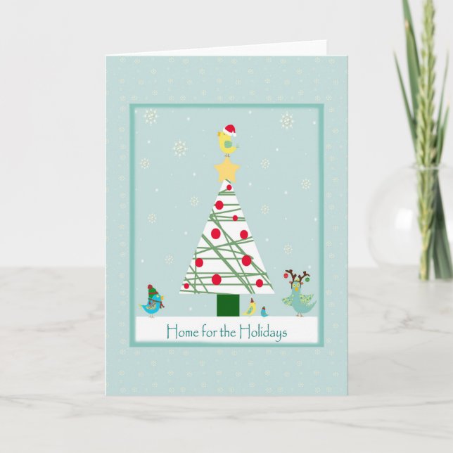 Hogar para la tarjeta de felicitación de los días (Anverso)