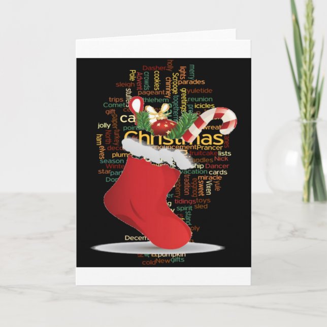 ¡HoHoHo! Feliz regalo de Navidad y un feliz año nu (Anverso)