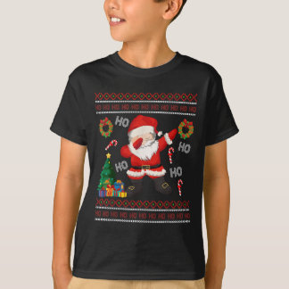 Hohoho Santa Claus Dabbing Navidades feos Sweater