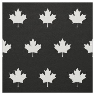 Hoja blanca de Canadá - tela negra