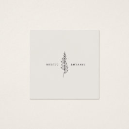 Hoja Botánica Natural Tarjeta de perfil de negocio