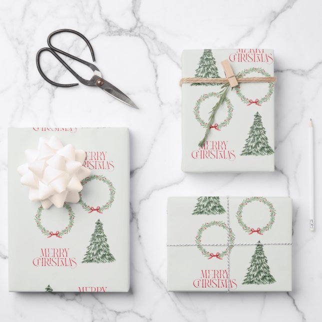 Hoja de ajuste de árbol de Navidad (Anverso)