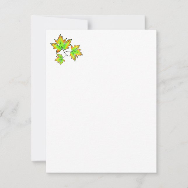 Hoja de arce (Anverso)