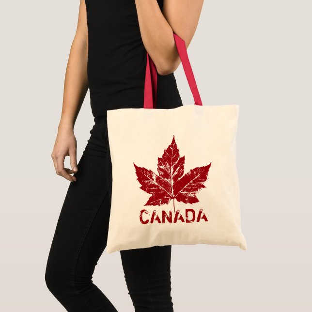 Hoja de arce retra de la bolsa de asas de Canadá (Anverso (producto))