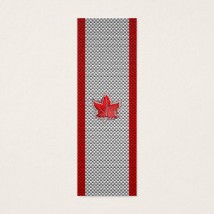 Hoja de arce rojo canadiense en la impresión de fi