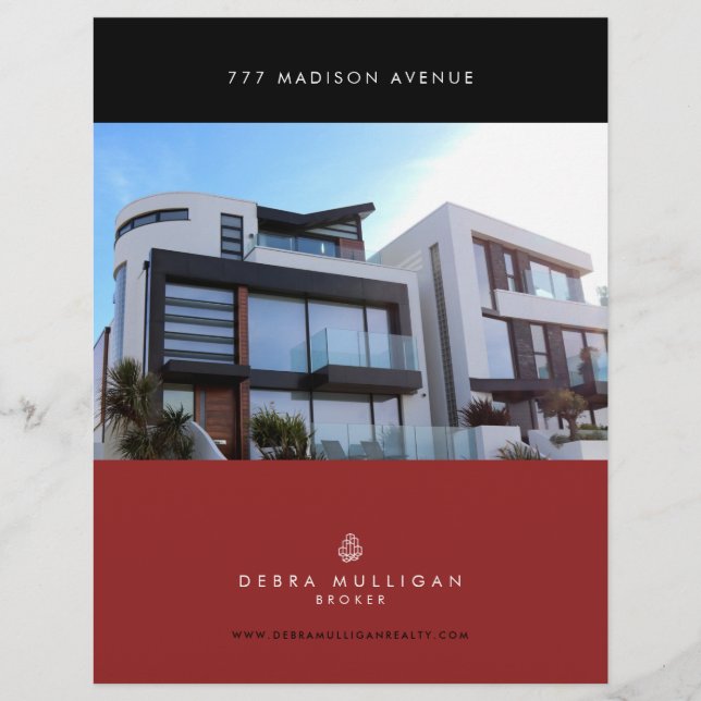 Hoja de características inmobiliarias Personalizad (Anverso)