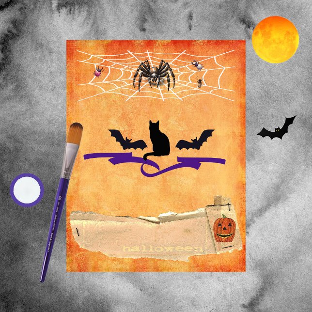 Hoja de carátula de Halloween Borders (Subido por el creador)