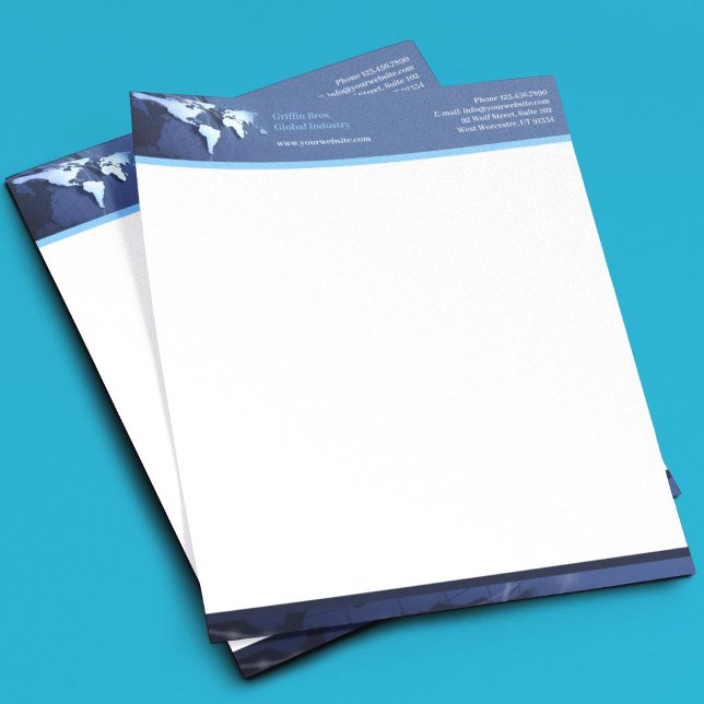 Hoja de carta de Tech Globe (Subido por el creador)