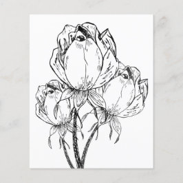 Hoja de Coloración de rosas