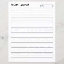 Hoja de diario de proyecto