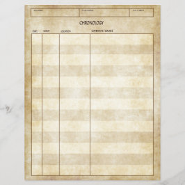 Hoja de genealogía con aspecto antiguo