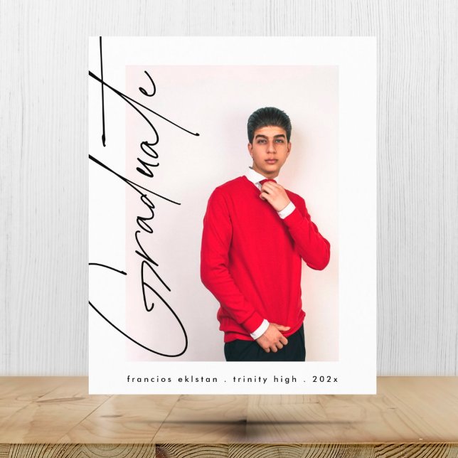 Hoja de graduación barata de la escuela de fotogra (Subido por el creador)