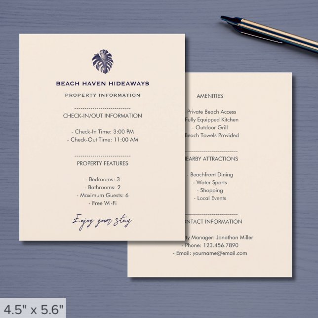 Hoja de información de propiedades de alquiler de  (Subido por el creador)