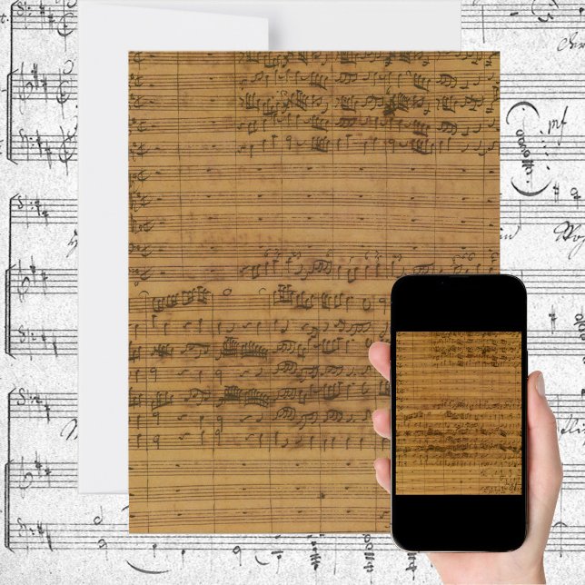Hoja de la invitación de Johann Sebastian Bach (Subido por el creador)