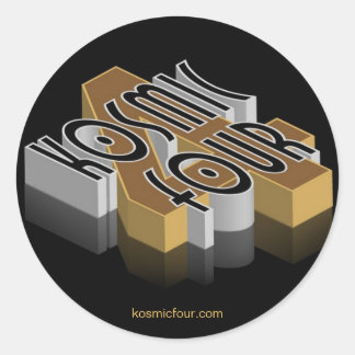 Hoja de los cuatro Pegatinas de KOSMIC