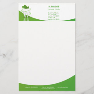 Hoja de menta médica dental - Papelería