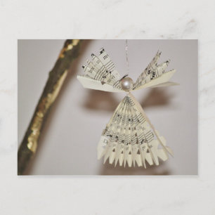 Hoja de notas de música Navidades Angel Pearl