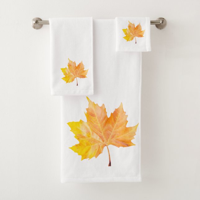 Hoja de otoño de arce (In situ)