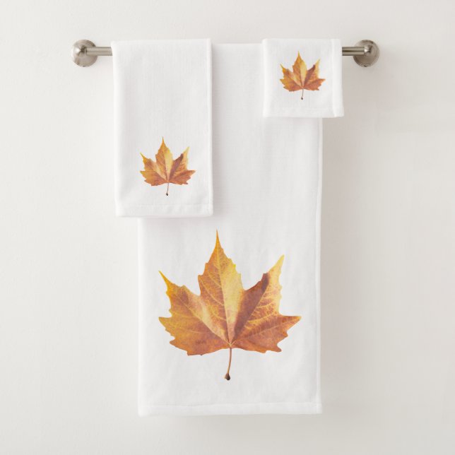 Hoja de otoño de arce (In situ)