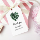 Hoja de palma tropical Ducha de novia Etiquetas de<br><div class="desc">Añade un toque tropical y brizante a tus favores de ducha de novia con nuestras etiquetas de regalo de hojas de palmera tropical! Con hojas de palmera verdes y moda, fuentes modernas, estas etiquetas son el detalle perfecto para una ducha de playa, destino o de novias de verano. Personalizados con...</div>