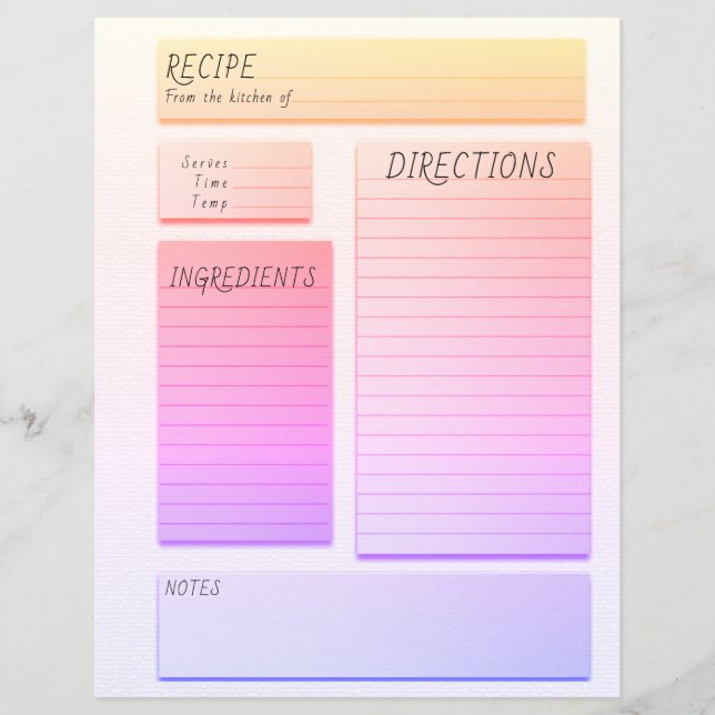 Hoja de papel (Anverso)