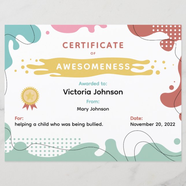 Hoja de papel (Anverso)