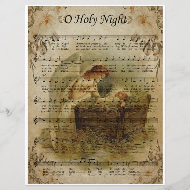 Hoja de papel Arte-O Noche Santa (Anverso)