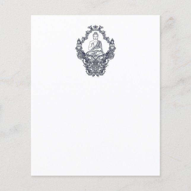 HOJA DE PAPEL : BUDDHA (Anverso)