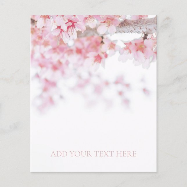 HOJA DE PAPEL: CHERRY BLOSSOM (Anverso)