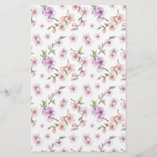 Hoja de papel de ajuste de jabón con flores de cer