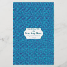 Hoja de papel de ajuste de jabón de círculo azul