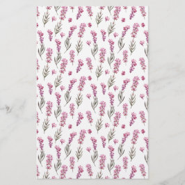 Hoja de papel de ajuste de jabón Lavendar