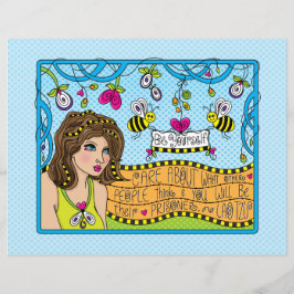 Hoja de papel de Be Yourself_Flat 11"x8.5"