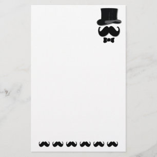Hoja de papel de bigote