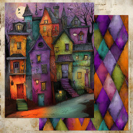 HOJA DE PAPEL DE BURTONESQUE HALLOWEEN