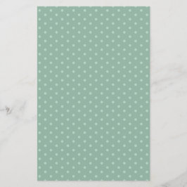 Hoja de papel de carátula de puntos de polka azul