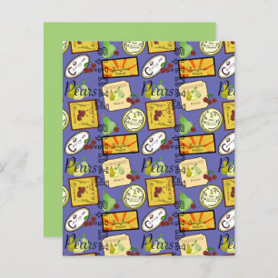 Hoja de papel de cuadernillo de etiquetas de fruta