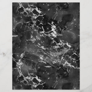 Hoja de papel de cuadernillo de galaxia de mármol