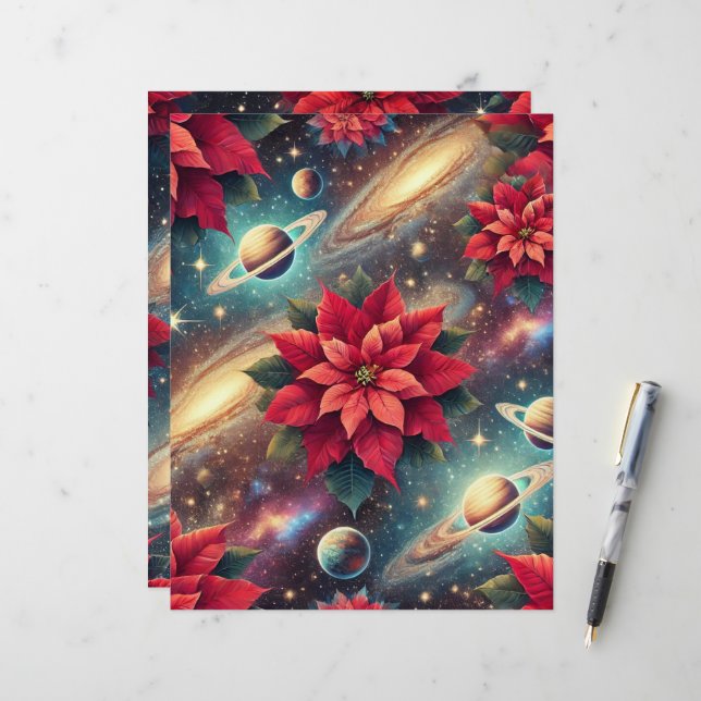 Hoja de papel de cuadernillo del patrón de la poso (Anverso/Reverso In Situ)