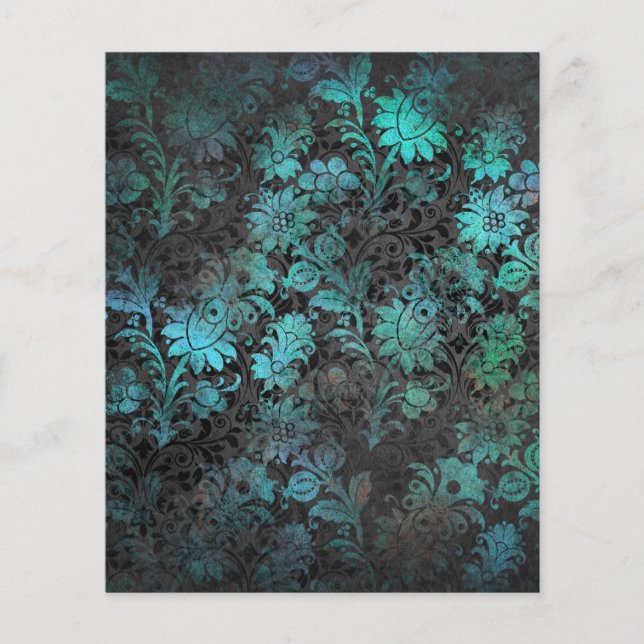 Hoja de papel de cuaderno gótico de época victoria (Anverso)