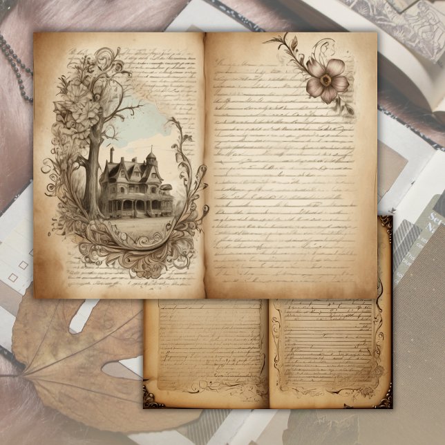 Hoja de papel de diario de basura de página de lib (Subido por el creador)