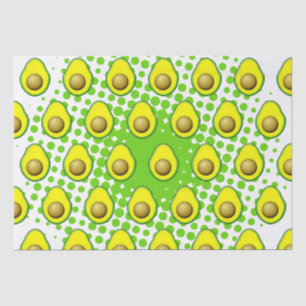 Hoja de papel de envolvimiento de aguacate estilo 