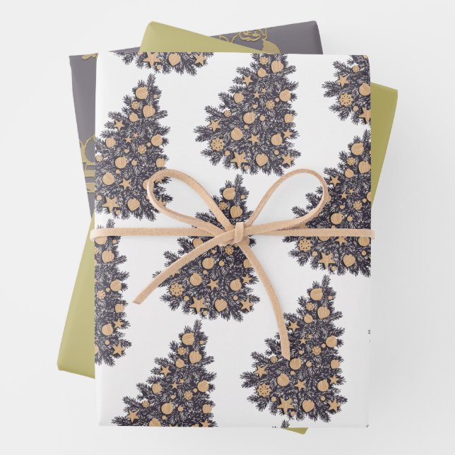 Hoja de papel de envolvimiento de Navidades de San (In situ)