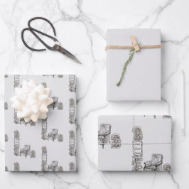 Hoja de papel de envolvimiento de rincones para af