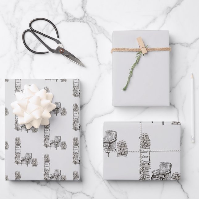 Hoja de papel de envolvimiento de rincones para af (Anverso)