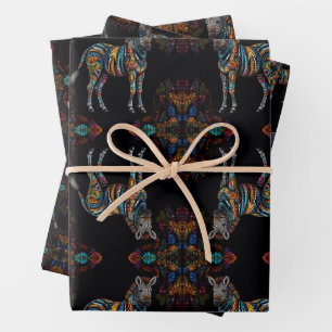 Hoja de papel de envolvimiento de vidrio con mosai
