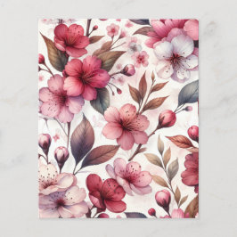 Hoja de Papel de Flor de Cerezo